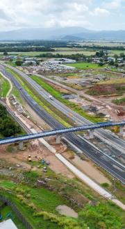 Construction on the Bruce Highway, Cairns Access Corridon between Edmonton to Gordonvale. 