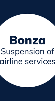 Bonza suspension of air services