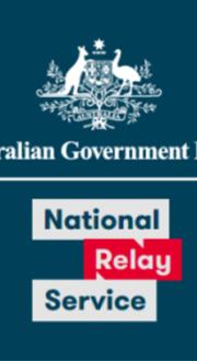 Logo: An Australian Government Initiative, National Relay Service