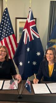 On 17 May 2023, the Minister for Infrastructure, Transport, Regional Development and Local Government, the Hon Catherine King MP, signed a new Memorandum of Understanding (MoU) with the Governor of Michigan, Gretchen Whitmer.