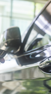 image of a person unlocking car