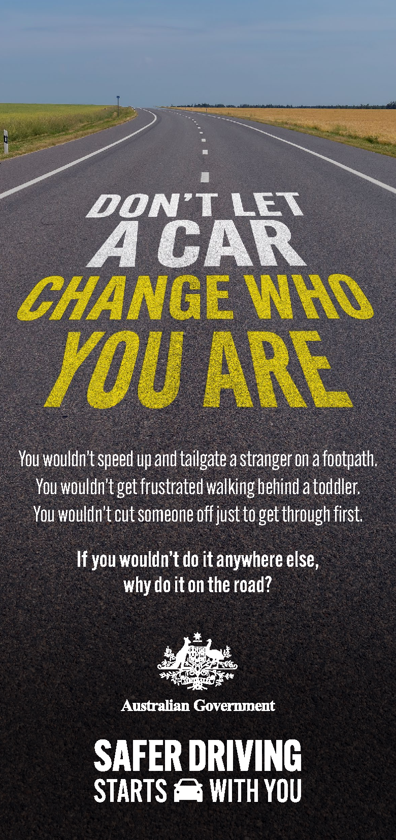 Don't Let A Car Change Who You Are Poster Brochure