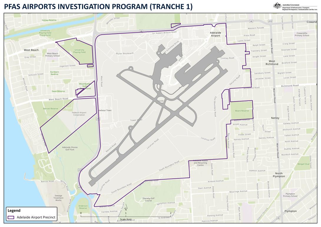 PFAS Airports Investigation Program (Tranche 1) Adelaide Airport