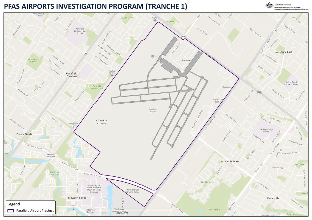 PFAS Airports Investigation Program (Tranche 1) Parafield Airport