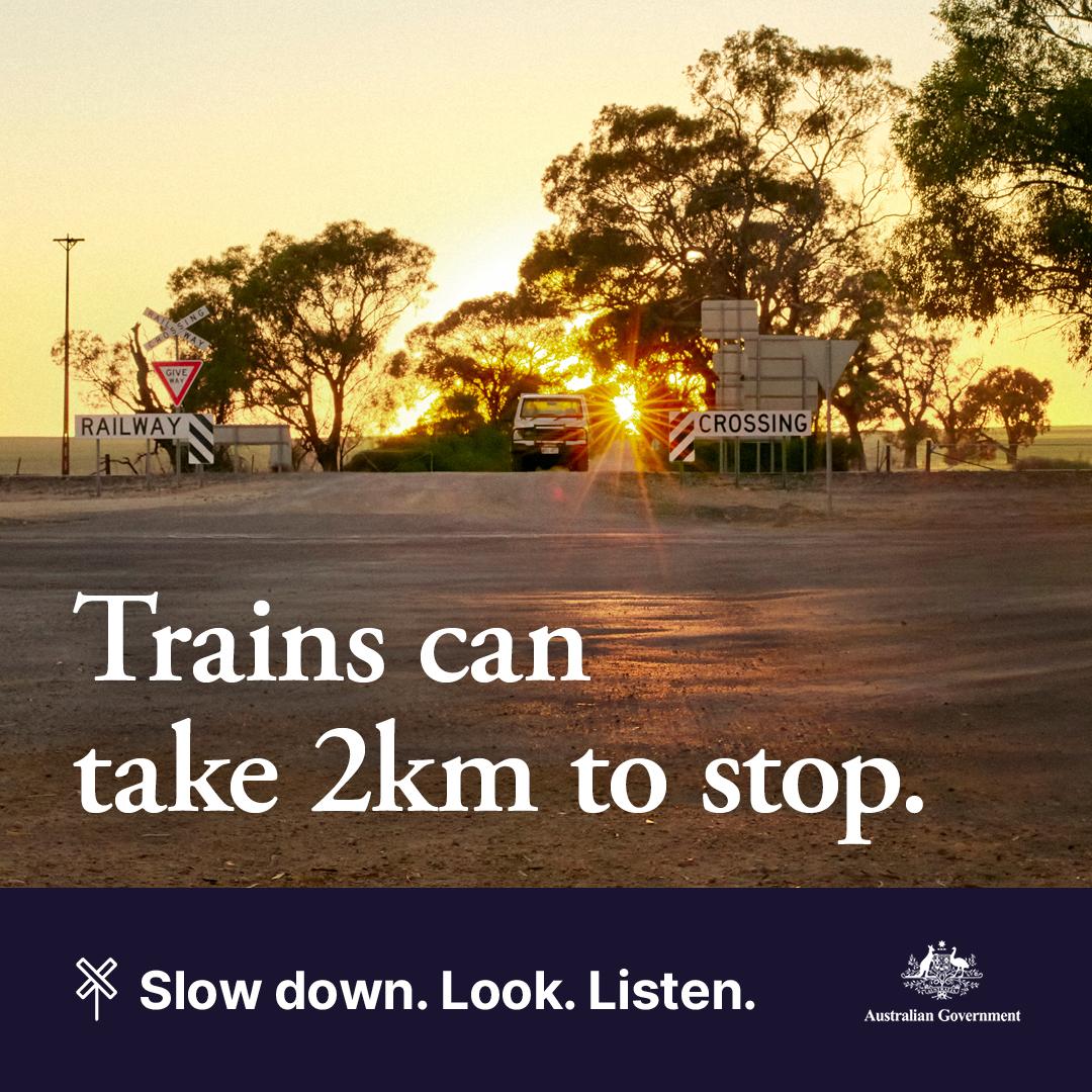 Trains can take 2km to stop